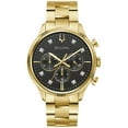 thumbnail image 1 of Bulova Men's Chronograph Gold Tone Stainless Steel Watch-97D131, 1 of 3