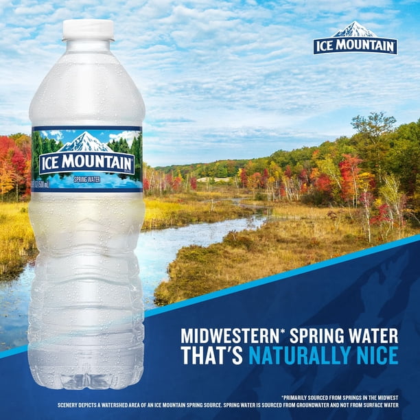 Ice Mountain 100% Natural Spring Water 16.9 fl. oz. 40 pk