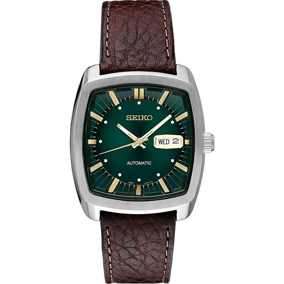 Seiko Recraft Series Automatic Leather Watch, 40mm