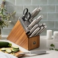 thumbnail interactive-video image 1 of Henckels Diamond 13-Piece Self-Sharpening Acacia Block Set, 1 of 12