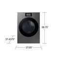 thumbnail image 3 of Samsung 7.6 cu. ft. Bespoke AI Ultra Capacity Front Load Gas Dryer, 3 of 9