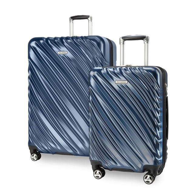 Ricardo Beverly Hills Savannah 2 Piece Collection: 20" Small Carry-On and 28" Large Checked in Black