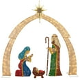 thumbnail image 2 of Member's Mark Pre-Lit Twinkling Nativity Set, 4 pc., 2 of 6