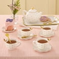 thumbnail image 2 of Member's Mark Butterfly Porcelain Tea Set, 15 pc., 2 of 6