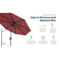 thumbnail image 15 of Above 9' Patio Market Umbrella OneClick Gen2 with Push Button Tilt, 15 of 17