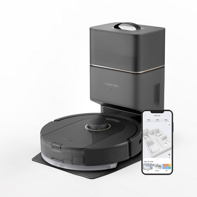 Roborock Q5 Plus Robot Vacuum Cleaner and Mop with Auto-emptying