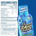 thumbnail image 4 of 5-hour ENERGY Shot, Extra Strength, Blue Raspberry 1.93 oz., 24 pk., 4 of 8