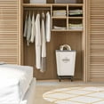 thumbnail image 7 of Seville Classics Commercial Heavy-Duty Rolling Laundry Hamper, 16" W x 22" D x 27" H, 7 of 11