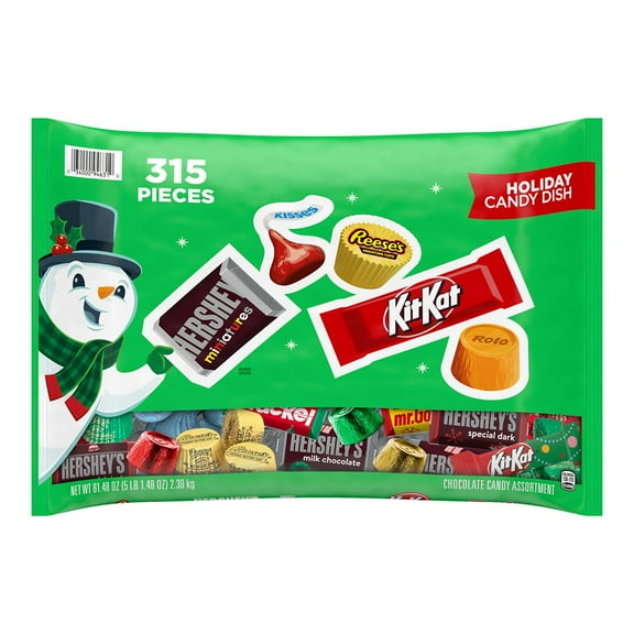 HERSHEY'S Festive Favorites, Chocolate Candy Variety Pack, 315 pcs.