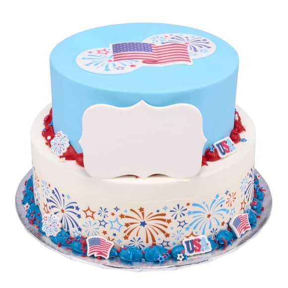 Member's Mark Patriotic Two-Tier Cake