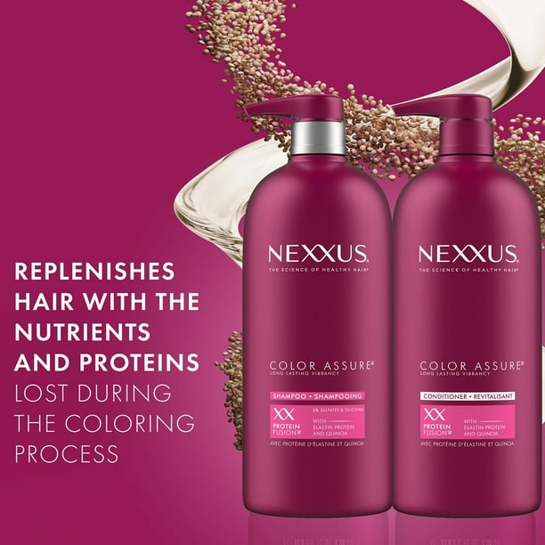Nexxus Color Assure Shampoo and Conditioner, 32 fl. oz., 2 pk