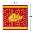 thumbnail image 7 of Logo Brands Kansas City Chiefs 106"x106" Rally Mat, 7 of 8