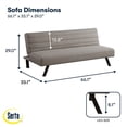 thumbnail image 2 of Serta Dakota Convertible Sofa, 2 of 10