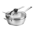 thumbnail image 2 of Cuisinart 4-Piece Stainless Steel Preferred Pan Set, 2 of 8