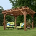 thumbnail image 1 of Backyard Discovery 12' x 10' Cedar Pergola, Choose Installation, 1 of 9