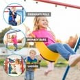 thumbnail image 3 of Lifetime Monkey Bar Adventure Swing Set, 3 of 25