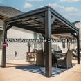 thumbnail image 5 of Backyard Discovery Stonebridge Steel Gazebo, Choose Size, 5 of 13