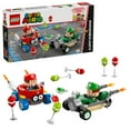thumbnail image 1 of LEGO Super Mario: Mario Kart Baby Mario vs. Baby Luigi Building Toy, 321 pcs., 1 of 6