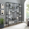 thumbnail image 1 of Crosley Sloane 2-Piece Etagere Bookcase Set, 1 of 7