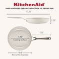 thumbnail image 4 of KitchenAid 3-Piece Hard-Anodized Ceramic Induction Skillet Set, 4 of 12