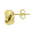 thumbnail image 2 of Love Knot Stud Earrings in 14K Gold, 2 of 7