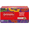 thumbnail image 1 of Community Coffee Medium Roast Coffee Pods, Mardi Gras King Cake, 60 ct., 1 of 12