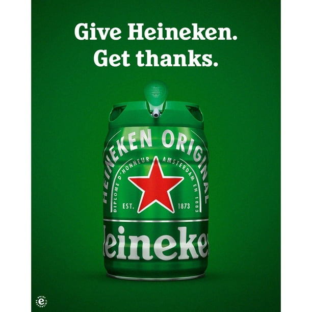 Heineken Original Lager Beer, 5 L Mini Keg - Samsclub.com