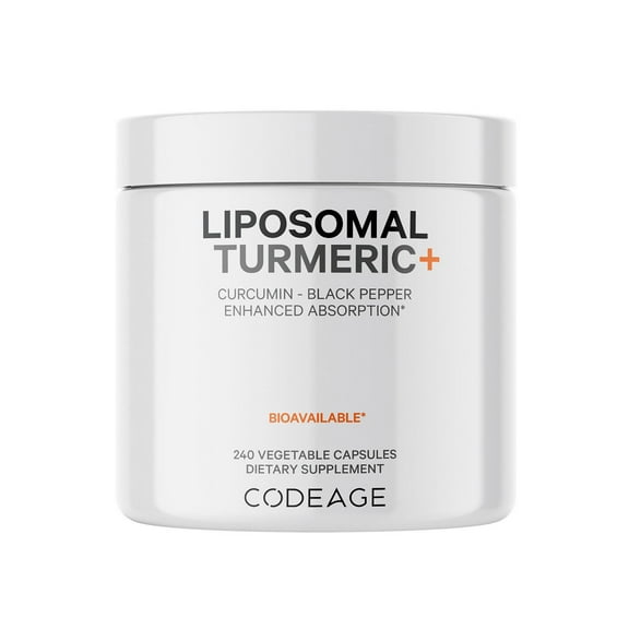Codeage Liposomal Turmeric Curcumin Capsules, 240 ct.