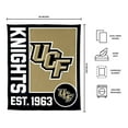 thumbnail image 3 of Logo Brands Central Florida Knights 60"x70" Super Plush Blanket, 3 of 6
