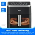 thumbnail image 6 of Midea HeatXpress™ 7.8 qt. Basket Air Fryer, 6 of 11
