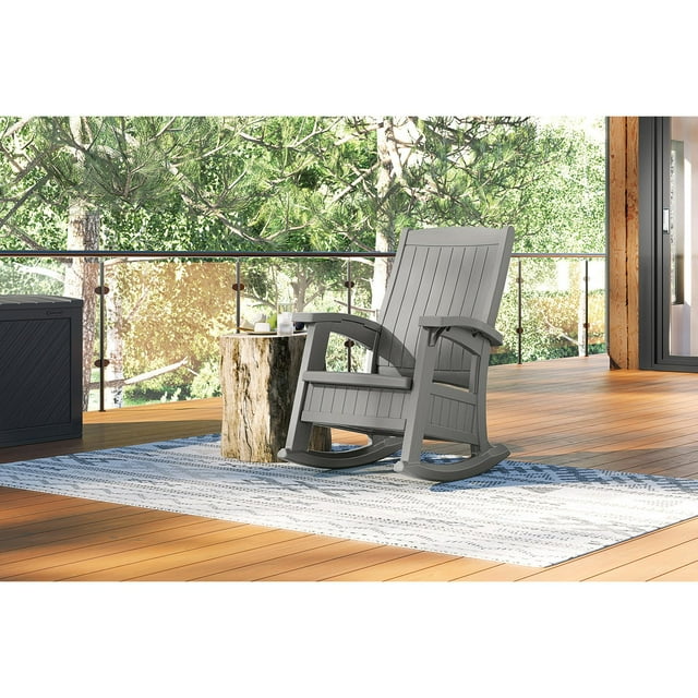 Suncast Rocking Chair with Under-Seat Storage