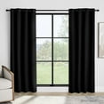 thumbnail image 1 of Aria Embroidery Window Panel Curtains (Pair) 5" to 8" Length Options, 1 of 4