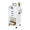thumbnail image 1 of Honey-Can-Do Rolling Craft Storage Cart, White, 1 of 5
