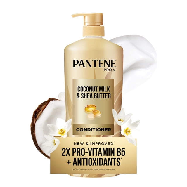 Pantene Pro-V Nourishing Coconut Milk & Shea Butter Conditioner, 38.2 fl. oz.