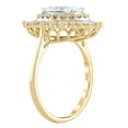 thumbnail image 6 of 3.46 CT.T.W. Oval Baguette & Round Cut Lab Created Diamond Ring in 14K Gold, 6 of 10