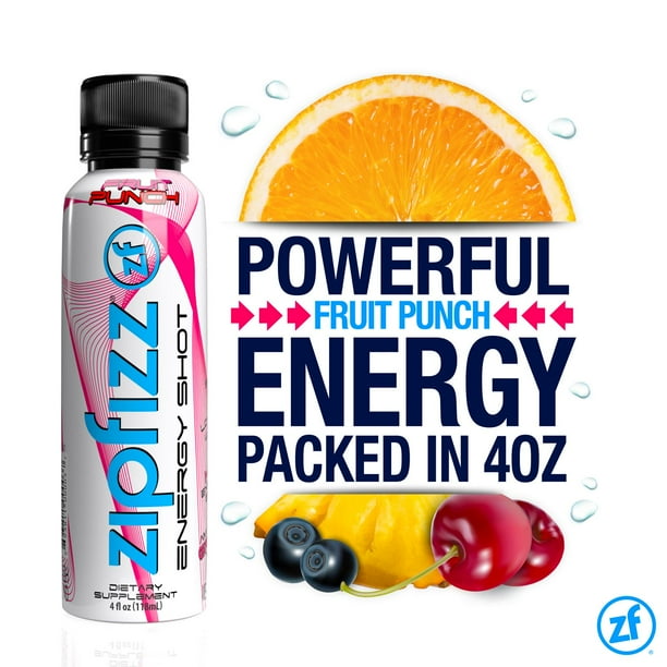 Zipfizz Liquid Energy Shot, Fruit Punch 24 ct. - Samsclub.com