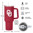 thumbnail image 5 of Logo Brands Oklahoma Sooners Tumbler Set, 5 of 5