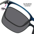 thumbnail image 5 of Callaway CA101 Clip-On Sunglasses, Blue, 5 of 6