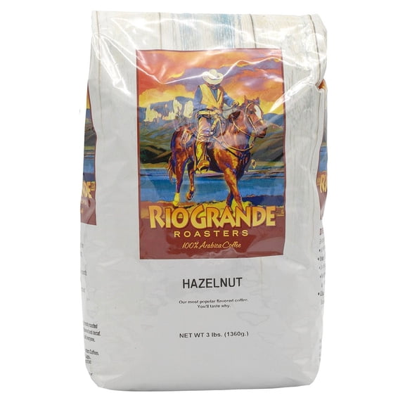 Rio Grande Roasters Whole Bean Coffee, Hazelnut, 48 oz.