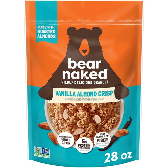 Bear Naked Granola Cereal, Vanilla Almond, 28 oz.