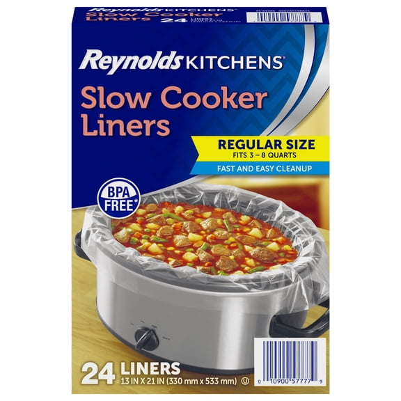 Reynolds Kitchens Slow Cooker Liners, Regular Size 24 ct.