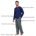 thumbnail image 4 of Eddie Bauer Men's Flannel Sleep Set, 4 of 6