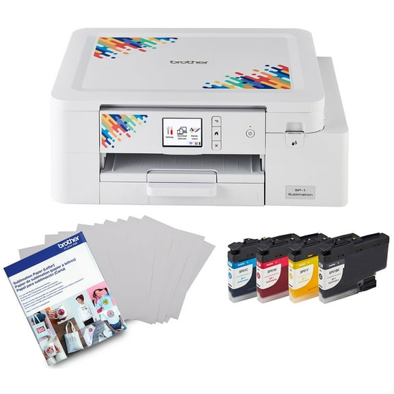 Brother SP-1 Sublimation Printer, Includes 100 sheets of Sublimation Paper