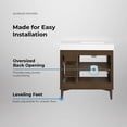 thumbnail image 8 of OVE Decors Gabi 36" W x 22" D Freestanding Bathroom Vanity with Sink, 8 of 14