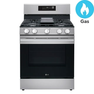 LG 6.3 cu. ft. Smart Gas Single Oven Free-Standing Range with New Handle