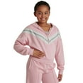 thumbnail image 1 of Limited Too Girls Pink Half Zip Hooded Pullover, 1 of 5