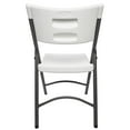 thumbnail image 4 of Maxchief Industrial Grade Contoured Folding Chair, White, 4 of 6