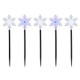 thumbnail image 2 of Member's Mark 5ct Snowflake Pathway LED Lights, 9' Lighted Length, 2 of 5