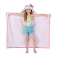 thumbnail image 3 of Kids Character 100% Cotton Hooded Towel With Hand Pockets, 3 of 9