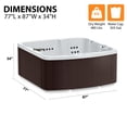 thumbnail image 6 of Lifesmart Leganza 6-Person 90-Jet Spa with Lounge Seating, 6 of 10